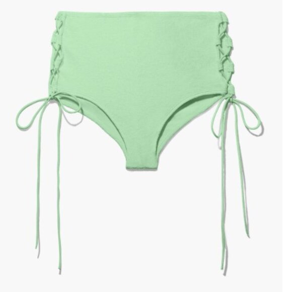 NWT Savage X Fenty - Terry Booty Short with Side Tie - Picture 1 of 4